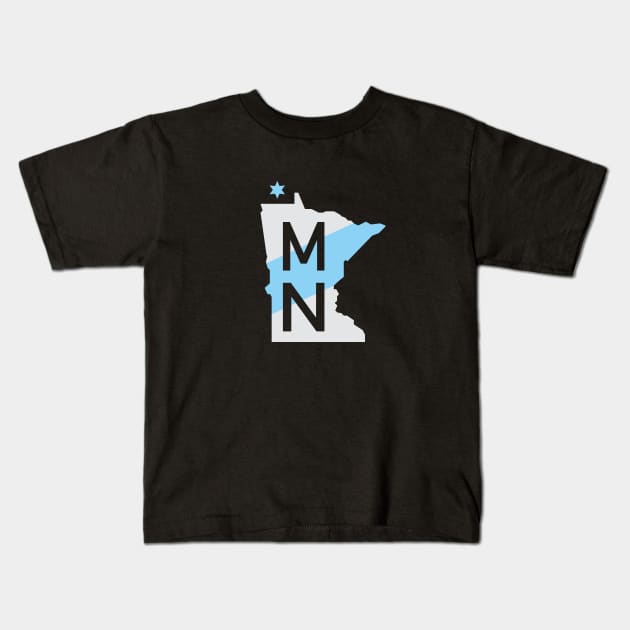 MN AS ONE Kids T-Shirt by mjheubach